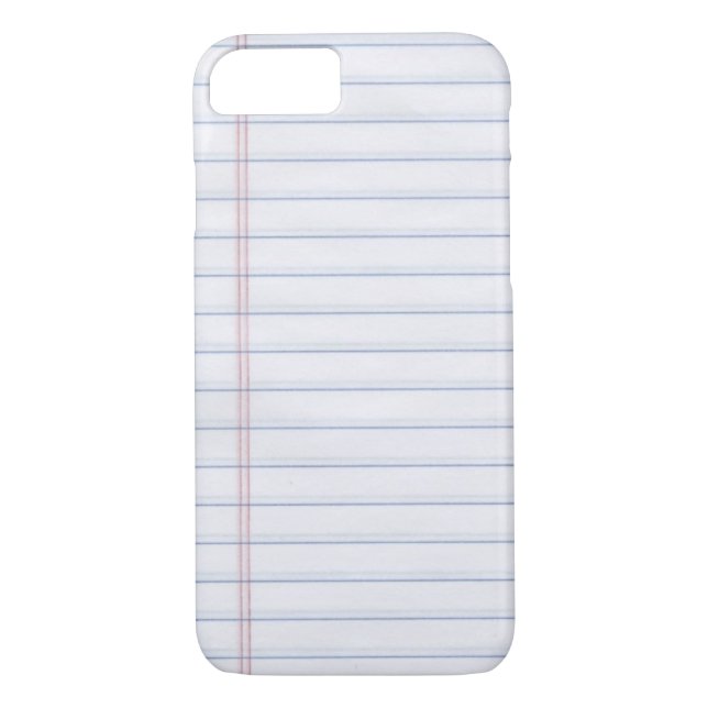 Notebook School Paper Case-Mate iPhone Case (Back)