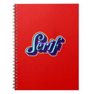 Notebook - Serif