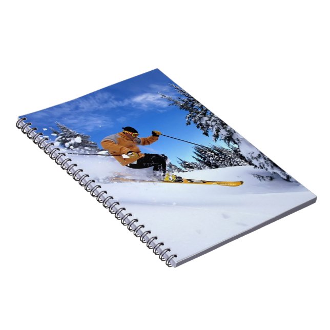 Notebook-Skier Notebook (Right Side)