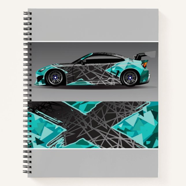 Notebook-Sports Car Notebook (Front)