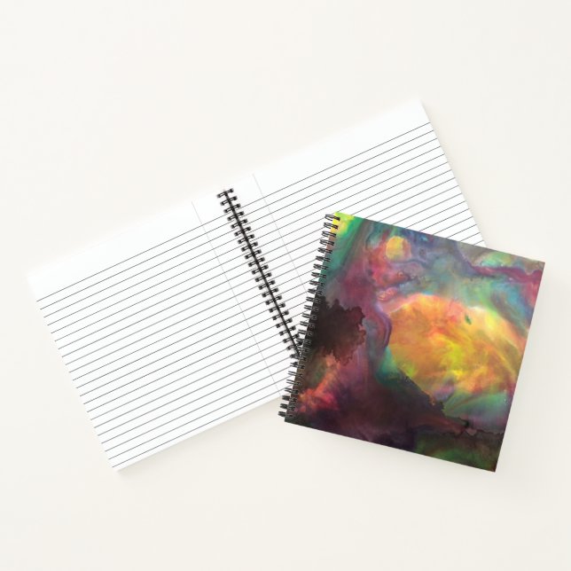 Notebook, Square with Johnson Abstract Artwork Notebook (Inside)