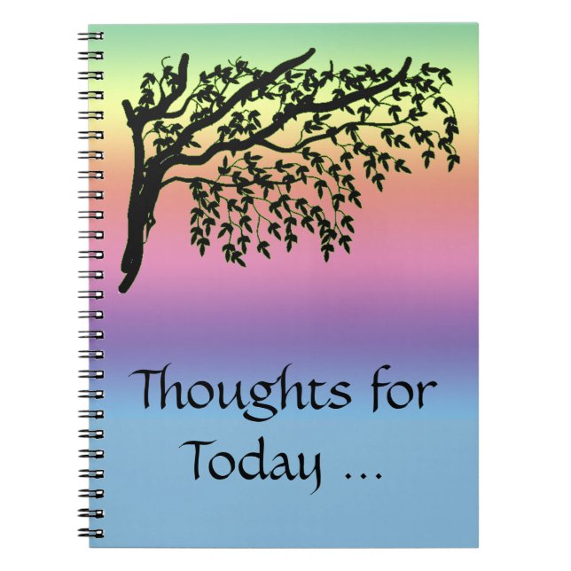 Notebook - Tree and Rainbow (Front)