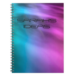 NOTEBOOK TRENDY PINK PURPLE GREEN TEEN GIFT