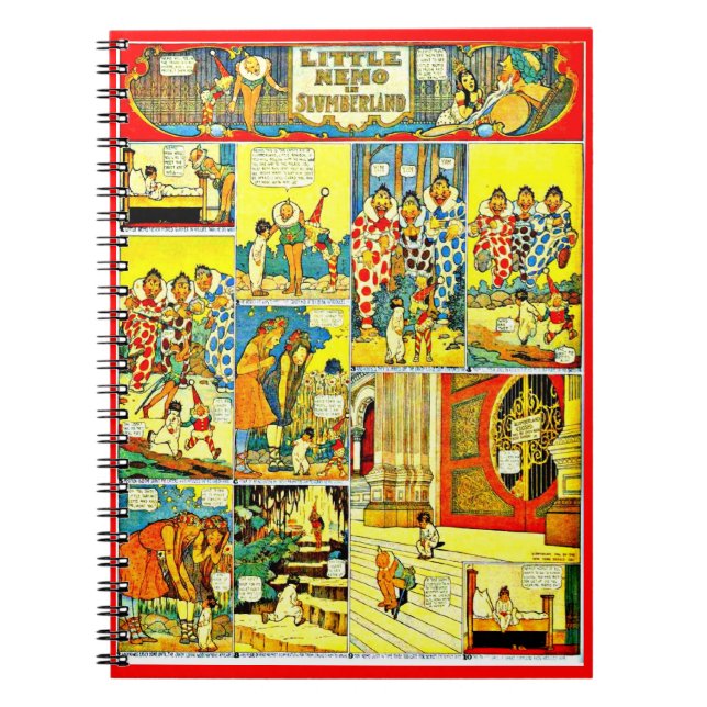 Notebook-Vintage Comics-Little Nemo 3 Notebook (Front)