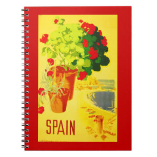 Notebook-Vintage Travel-Spain Notebook