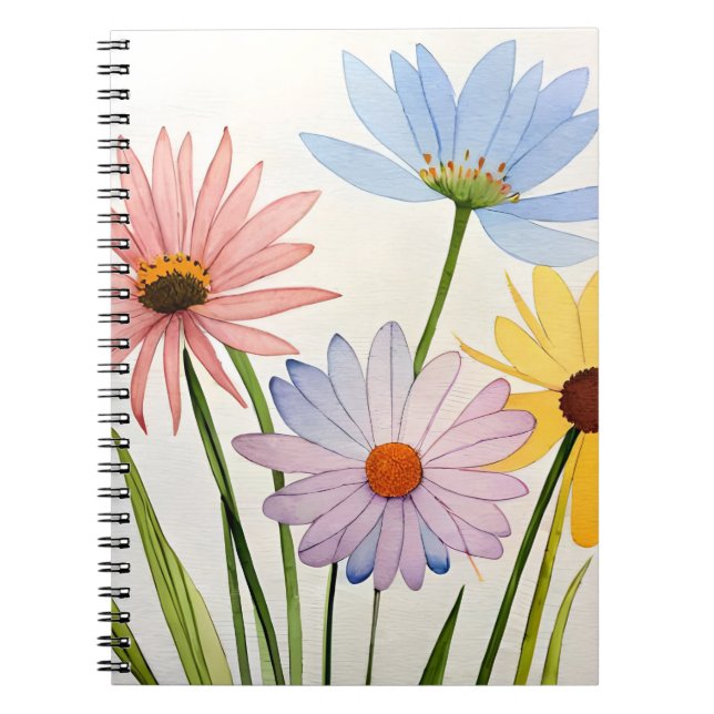 Notebook. Wild Flowers  Notebook (Front)
