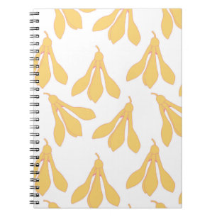 Notebook with a snowdrop rain design for spring
