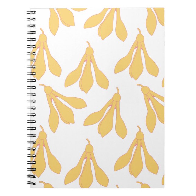 Notebook with a snowdrop rain design for spring (Front)