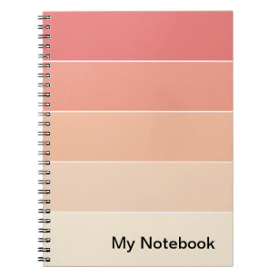 Notebook with Customisable Gradient Design