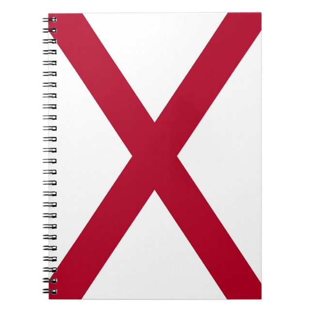 Notebook with Flag of Alabama (Front)