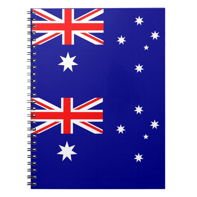 Notebook with Flag of Australia (Front)