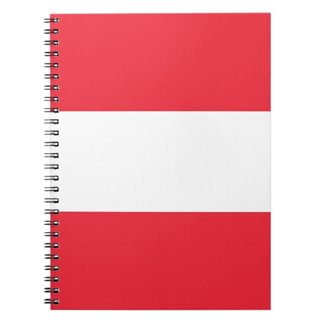 Notebook with Flag of Austria (Front)