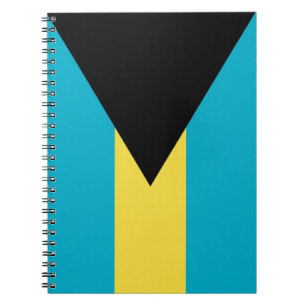 Notebook with Flag of Bahamas