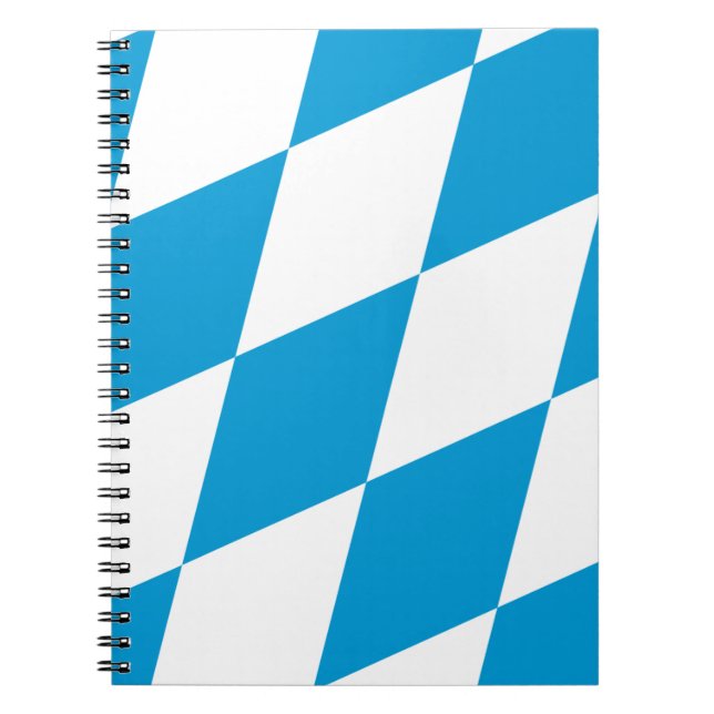 Notebook with Flag of Bavaria, Germany (Front)