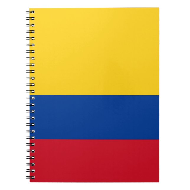 Notebook with Flag of Colombia (Front)
