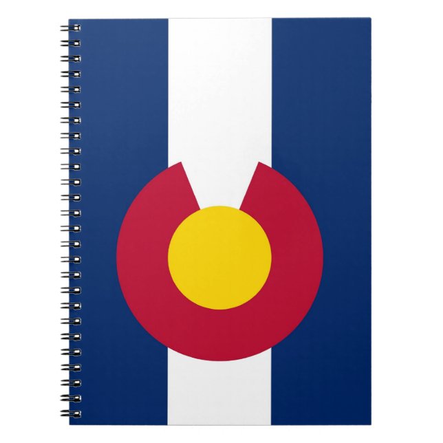 Notebook with Flag of Colorado State (Front)