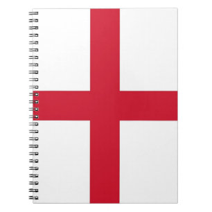Notebook with Flag of England