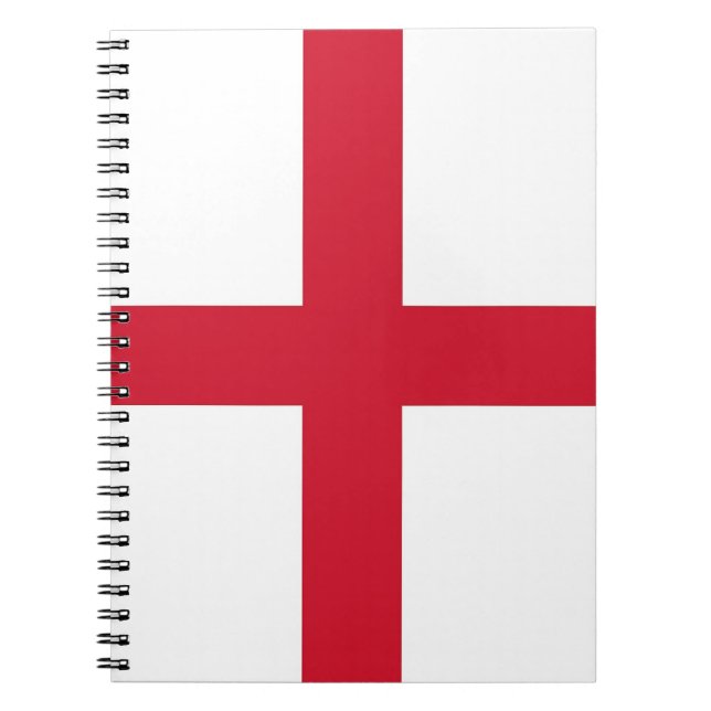 Notebook with Flag of England (Front)