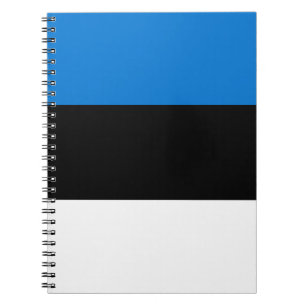 Notebook with Flag of Estonia