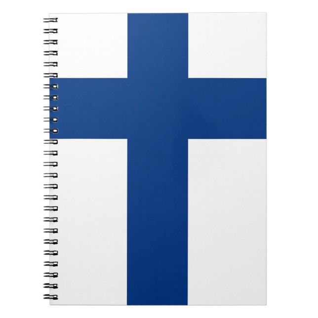 Notebook with Flag of Finland (Front)