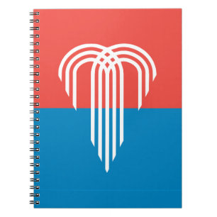 Notebook with flag of Kansas City