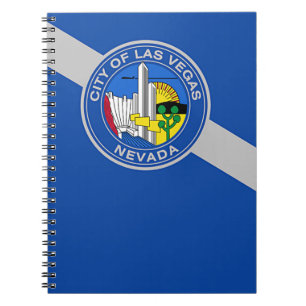 Notebook with Flag of Las Vegas City