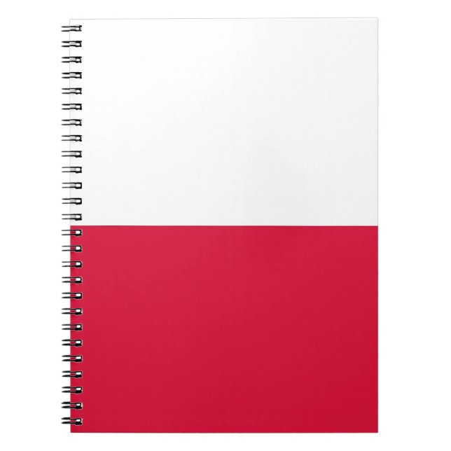 Notebook with Flag of Poland (Front)