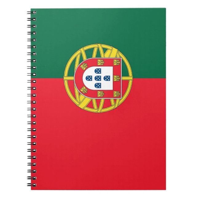 Notebook with Flag of Portugal (Front)
