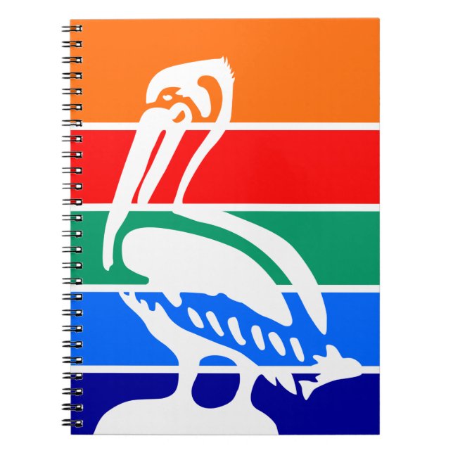 Notebook with flag of St. Petersburg (Front)