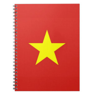 Notebook with Flag of Vietnam