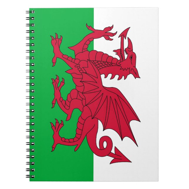 Notebook with Flag of Wales (Front)