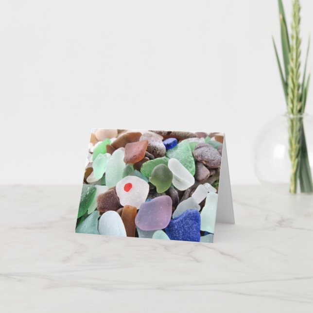 Notecard - Assorted Sea Glass (Front)