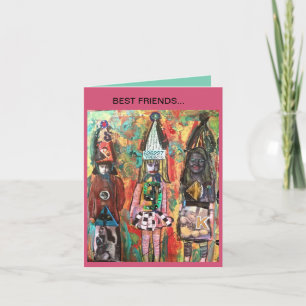NOTECARD-  BEST FRIENDS... CARD