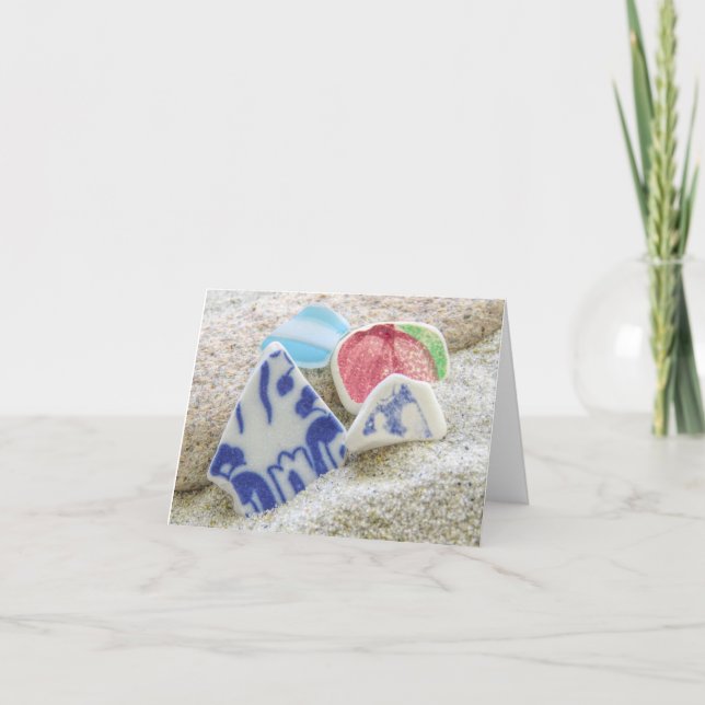 Notecard - Ceramic Sea Glass (Front)