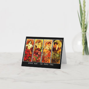 Notecard-Classic/Vintage-Mucha 13 Card