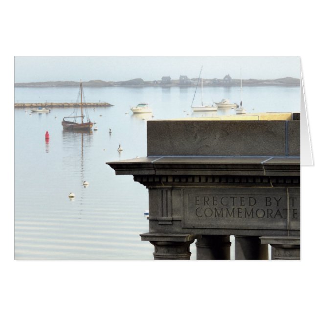 Notecard - Plymouth, MA harbour (Front Horizontal)