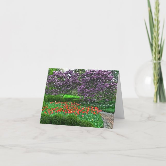 notecard/"SPRING BURSTING OUT ALL OVER" Card (Front)