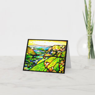 Notecard-Stained Glass-Louis Tiffany 4 Card