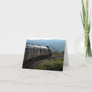 Notecard: Steam Train in Yorkshire Card