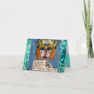 NOTECARD-STUNNING, FANTASTIC, PERFECT. ENOUGH CARD