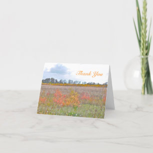 NOTECARD, "THANK YOU" LANDSCAPE THANK YOU CARD