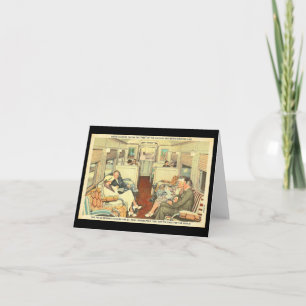 Notecard-Vintage Chicago Travel Art-1 Card