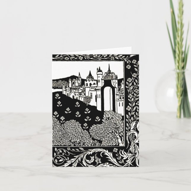 Notecard-Vintage Illustration-Aubrey Beardsley 14 Card (Front)