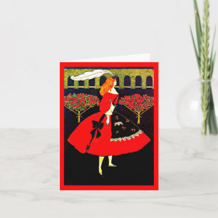 Notecard-Vintage Illustration-Aubrey Beardsley 15 Card