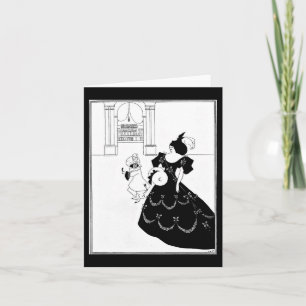 Notecard-Vintage Illustration-Aubrey Beardsley 9 Card