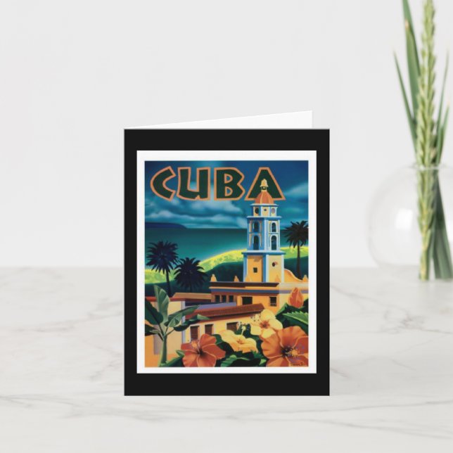 Notecard-Vintage Travel-Cuba Card (Front)