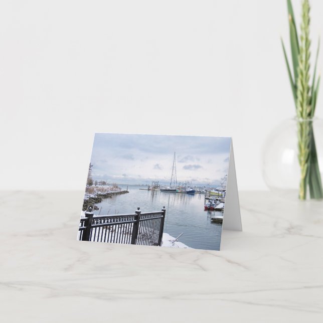 Notecard - Waterfront Plymouth MA (Front)