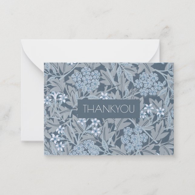 NOTECARD : WILLIAM MORRIS : JASMINE (Front)