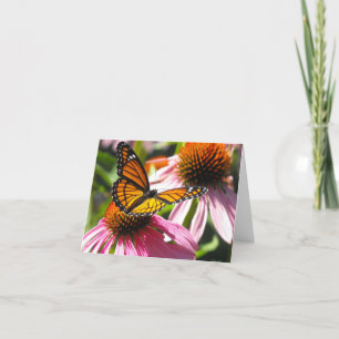 Notecard with Monarch Butterfly