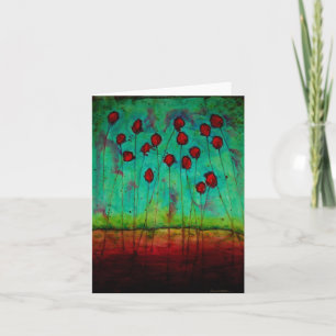 Notecard with the artwork of Marabeth Quin